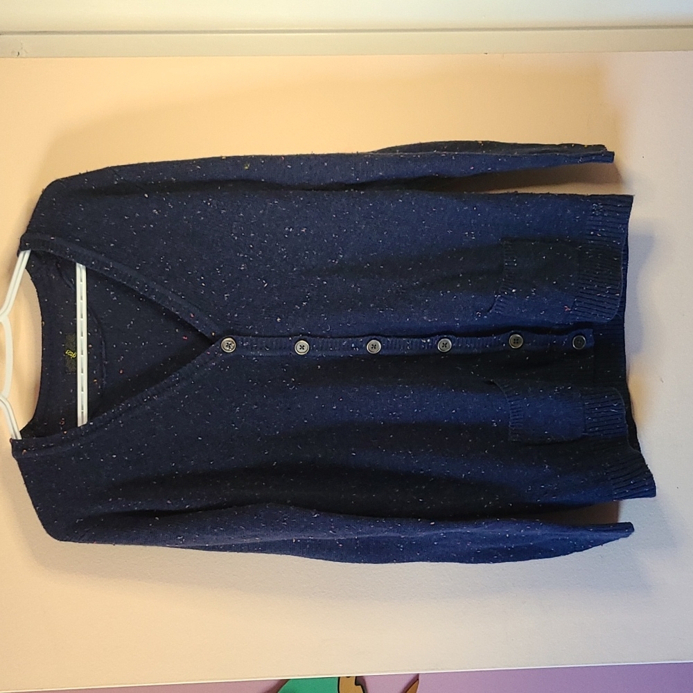 Cute multi colored Cardigan with elbow pads